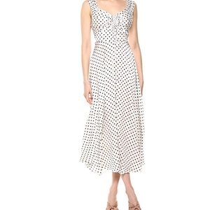 Jill Stuart Polka dot satin sexy dress